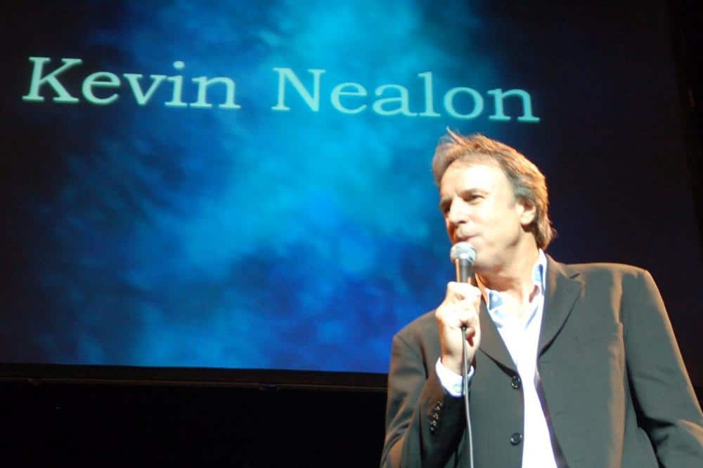 Kevin Nealon doing a stand-up comedy show