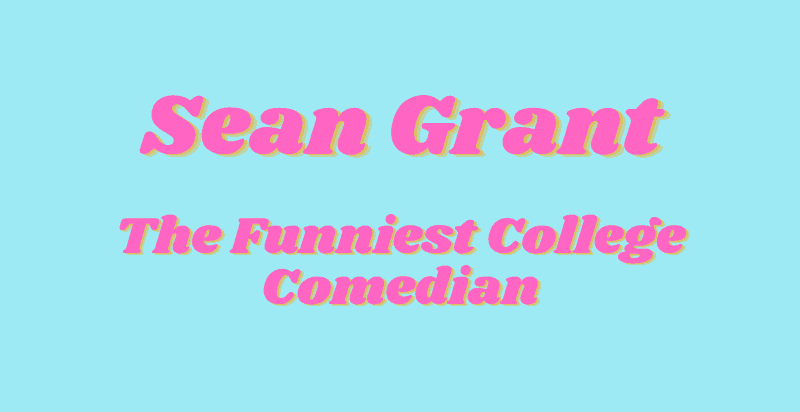 Sean Grant comedian